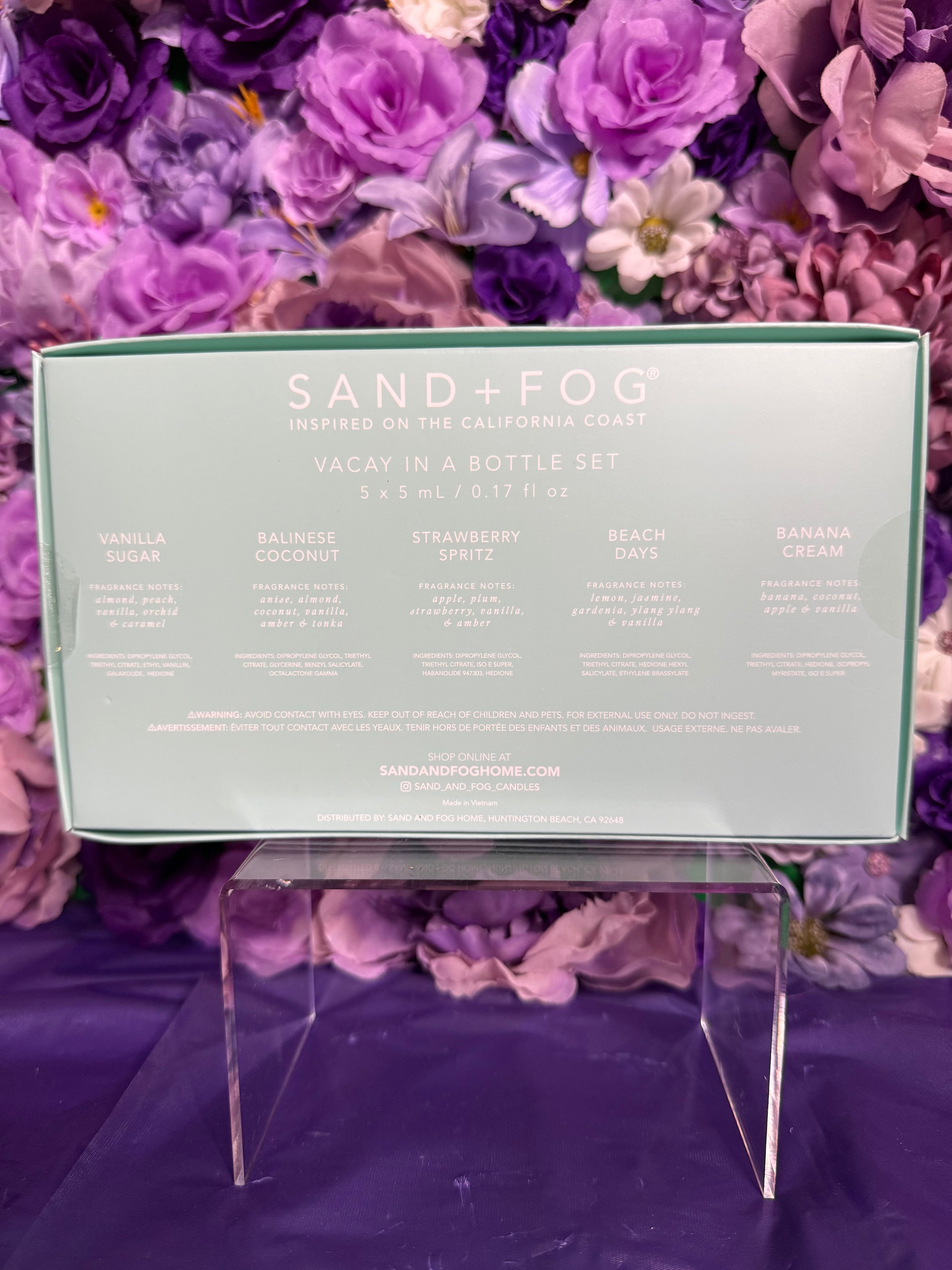 SF Vacay in a Bottle Discovery Fragrance Oil Set